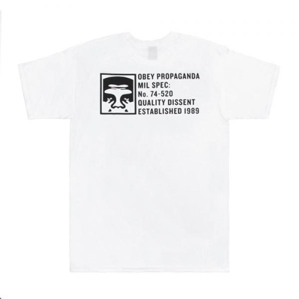 (163081370)HALF FACE MIL SPEC TEE-WHT