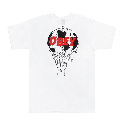(163081384)SMASH IT UP TEE-WHT
