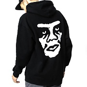 (111751247)THE CREEPER ZIP HOOD-BLK