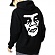 (111751247)THE CREEPER ZIP HOOD-BLK