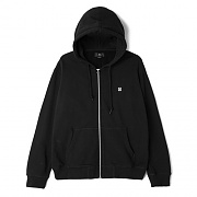(111620024)EIGHTY NINE ICON ZIP HOOD-BLK