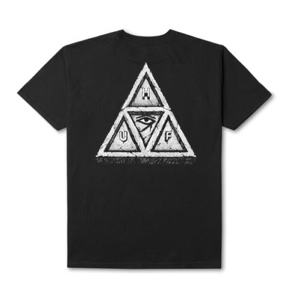 SUMRA TRIPLE TRIANGLE TEE-BLK
