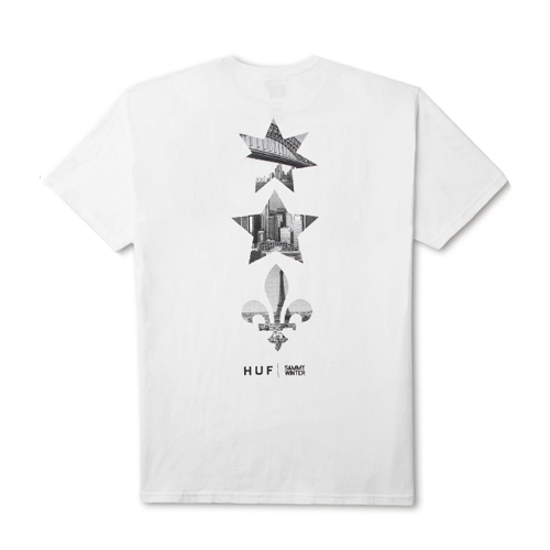 HUF X SAMMY WINTER TEE-WHT
