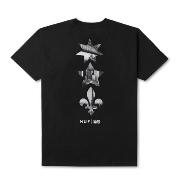 HUF X SAMMY WINTER TEE-BLK