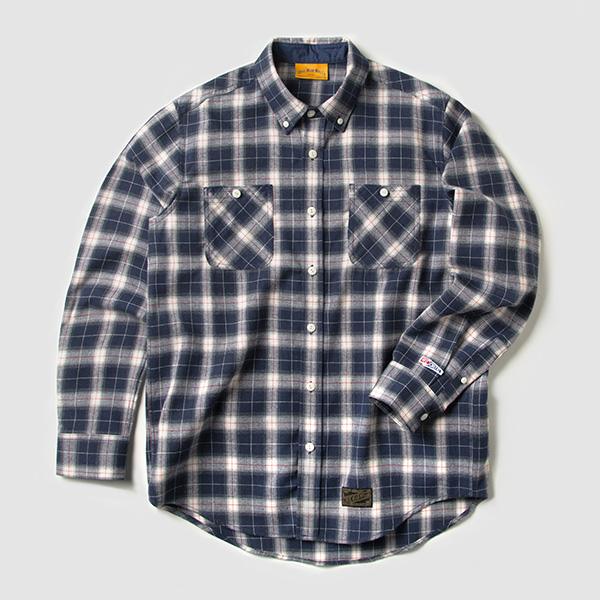 CHECK SHIRTS (NAVY)_CMOEPLS31MN1