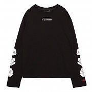 BLOOMING ROSE LONG SLEEVE BLACK