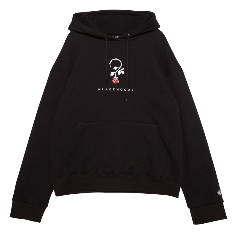 QUESTION ROSE HOODIE BLACK
