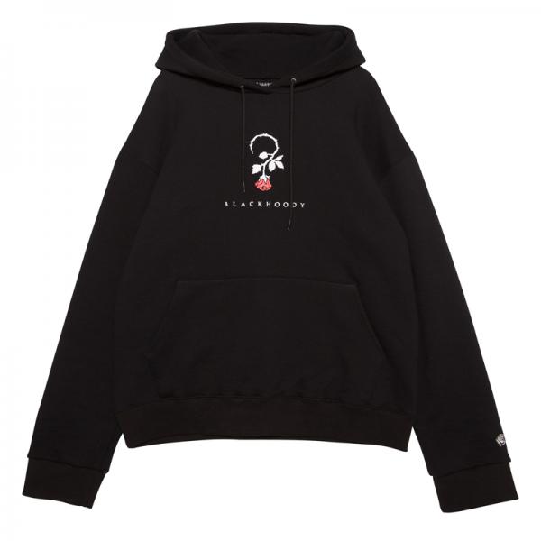 QUESTION ROSE HOODIE BLACK