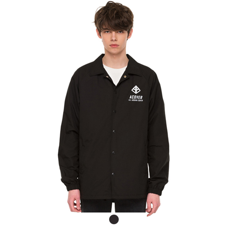 BACK SIDE LETTERING COACH JACKET