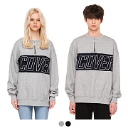 O RING ZIPPER COLOR BLOCK SWEATSHIRT
