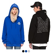 BACK SIDE LETTERING HOODIE