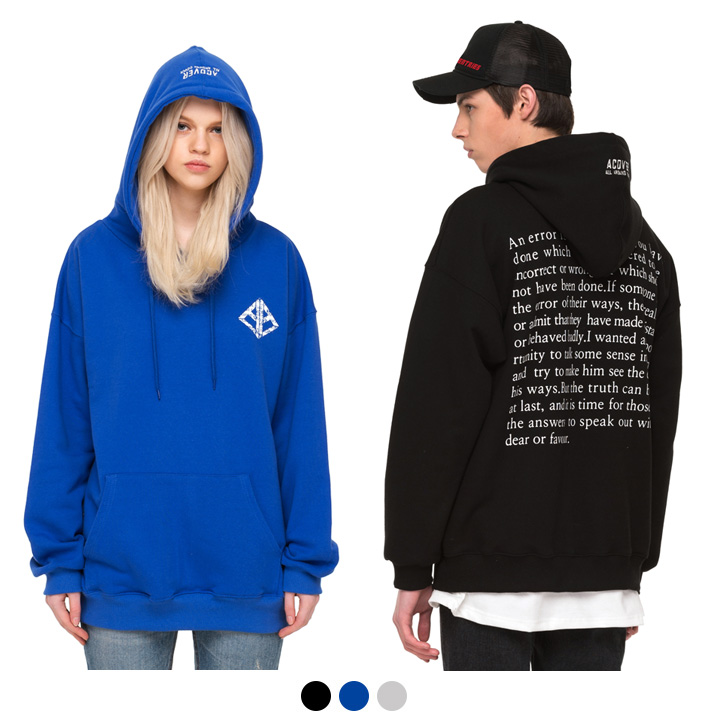 BACK SIDE LETTERING HOODIE