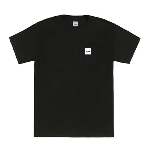 BOX LOGO POCKET TEE_BLK(wht)