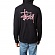 BASIC STUSSY HOOD-BLK(PINK)