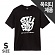 STUSSY ENT. TEE-BLK