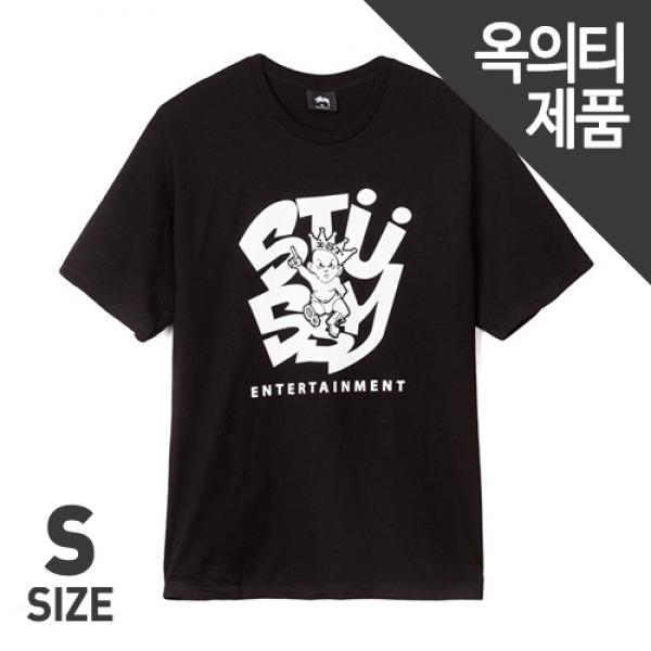 STUSSY ENT. TEE-BLK