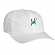 SCRIPT CURVE VISOR 6 PANEL-WHT