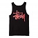 BASIC STUSSY TANK-BLK
