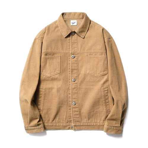 Peach Skin Twill Jacket Camel