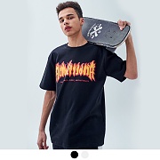 BURN PRINTING DECALCOMANIA T-SHIRTS