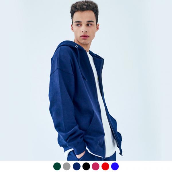DIFFERENT BASIC HOODIE ZIP-UP