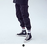 COTTON RIB JOGGER PANTS