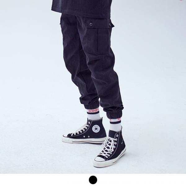 COTTON RIB JOGGER PANTS