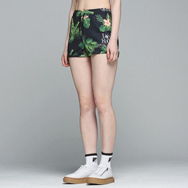 [ROMANTIC CROWN] TROPICAL SHORTS_BLACK