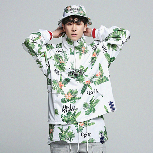 [ROMANTIC CROWN] TROPICAL ANORAK_WHITE