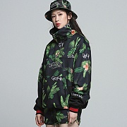 [ROMANTIC CROWN] TROPICAL ANORAK_BLACK