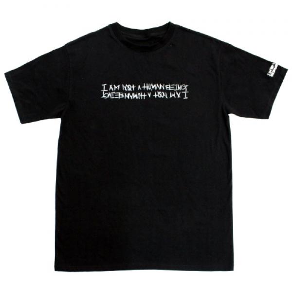 RETRO REFLECTIVE BASIC LOGO TEE-BLACK