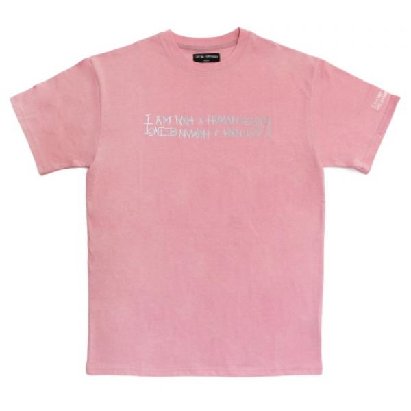 RETRO REFLECTIVE BASIC LOGO TEE-PINK