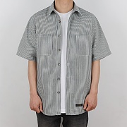 OVERSIZE STRIPE SHITY (NAVY)