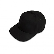 247SEOUL CLASSIC 6 PANEL BALL CAP BLACK