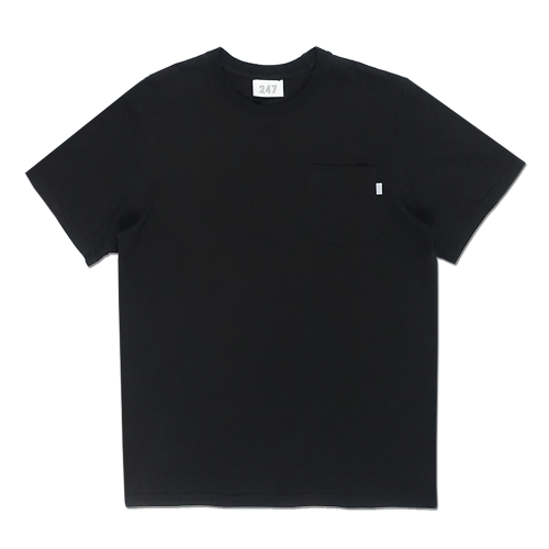 247SEOUL STANDARD POCKET TEE BLACK