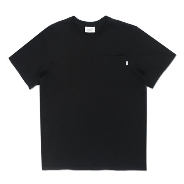 247SEOUL STANDARD POCKET TEE BLACK