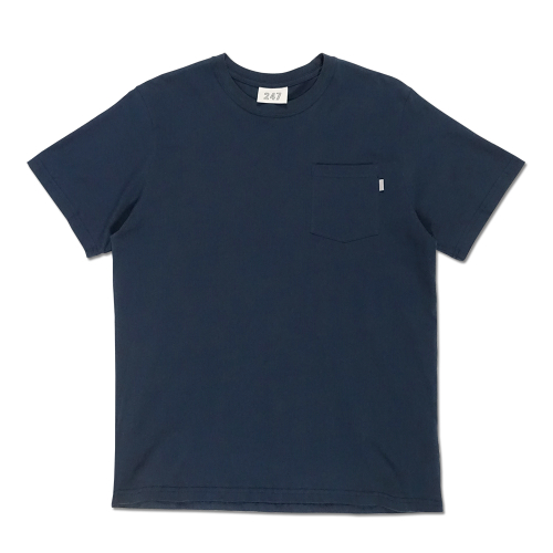 247SEOUL STANDARD POCKET TEE NAVY
