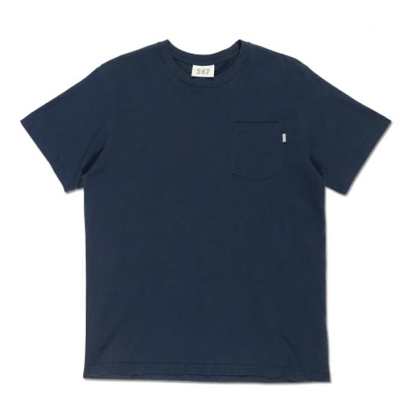 247SEOUL STANDARD POCKET TEE NAVY