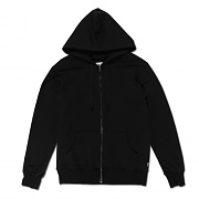 247SEOUL STANDARD LIGHTWEIGHT ZIP-UP HOODIE BLACK