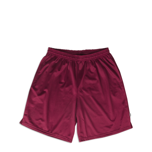 247SEOUL STANDARD MESH SHORTS BURGUNDY