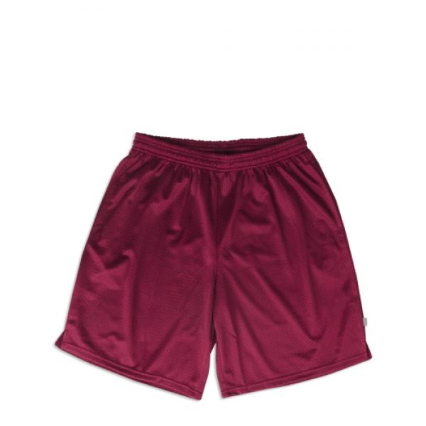 247SEOUL STANDARD MESH SHORTS BURGUNDY