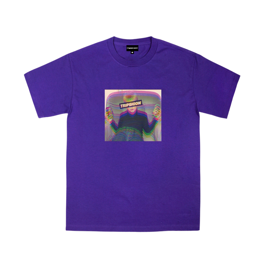 TRIPSHION ALCHOL CHILD T-SHIRTS - PURPLE