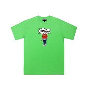 TRIPSHION TRIPPY WAL T-SHIRTS - LIME