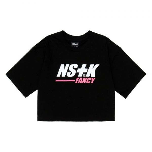 [NSTK] NASTY FANCY CROP TEE (BLK)