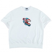 TIGER 2/1 JERSEY SWEAT-WHITE