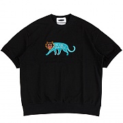LEOPARD 2/1 JERSEY SWEAT-BLACK