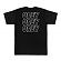 (163081489)OBEY JUMBLE LO - FI TEE-BLK