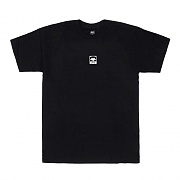 (163081221)HALF FACE TEE-BLK