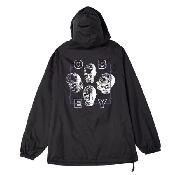 (126261478)WAVE LENGTHS ANORAK-BLK