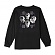 (164901478)WAVE LENGTHS L/S TEE-BLK